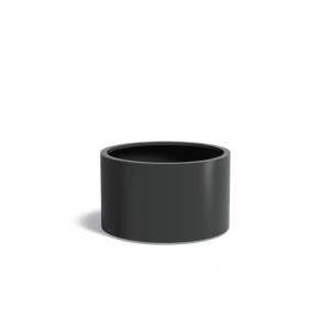 Plantenbak Circum met bodem aluminium Ø100x60 cm