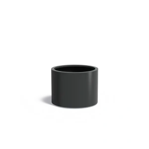 Plantenbak Circum met bodem aluminium Ø80x60 cm