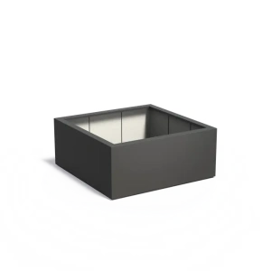 Plantenbak Carrez met bodem polyester 140x140x60 cm