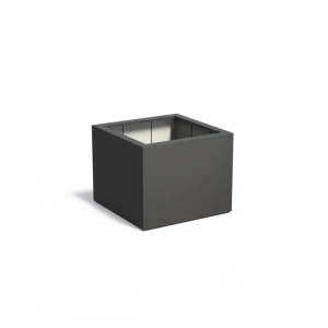 Plantenbak Carrez met bodem polyester 100x100x80 cm