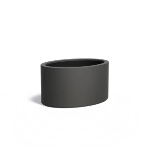 Plantenbak Ellipse met bodem polyester 115x80x60 cm