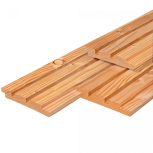 JWOODS Douglas Triple Profiel Plank 1,9x13x300 cm, naturel