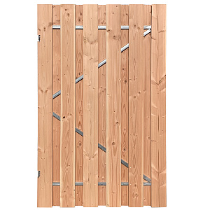 Red Wood Tuindeur Geschaafd op stalen frame 120x180 cm