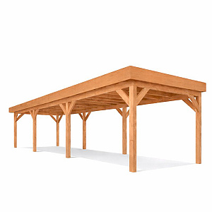 JWOODS Buitenverblijf 900x300 cm, Geschaafd