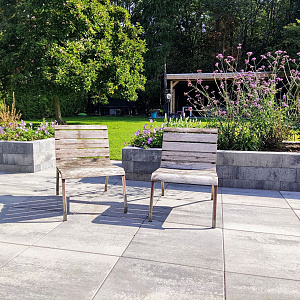 H2O Comfort Square 60x60x4 cm Nero/Grey