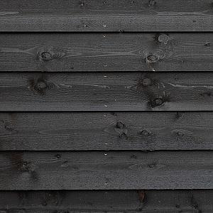 JWOODS Wand 301 tot 400 cm - Zweeds rabat zwart dubbelzijdig