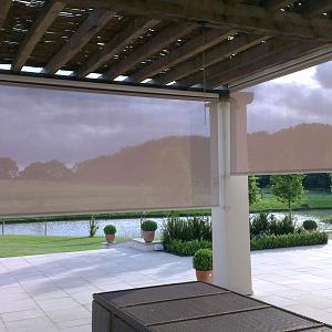 Vita Terrasscherm Zwart 255x201 t/m 250 cm Soltis 92 doek