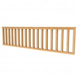 Douglas hekwerk geschaafd onbehandeld 278,5x73 cm