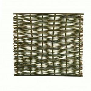 Wilgentenenscherm grof 90 x 180 cm., boven- en onderkant v.z.v. latten