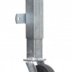 Steunwiel tbv houten poort geveerd 38 cm