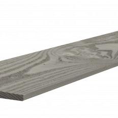 Douglas Zweeds Rabat Plank, 1,1-2,7 x 19,3 x 400 cm., grijs gespoten