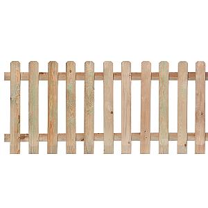Tuinhek recht geïmpregneerd geschaafd grenen 180x80 cm