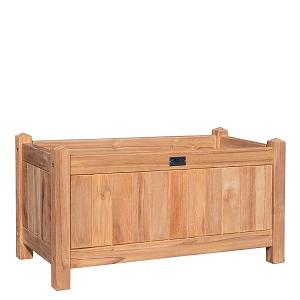 Bloembak Bali 50x100x50 cm teakhout