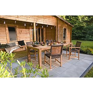 Tuintafel Modern 180x90x78 cm teak