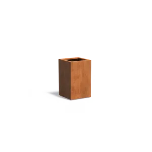 Plantenbak Carrez met bodem cortenstaal 50x50x80 cm