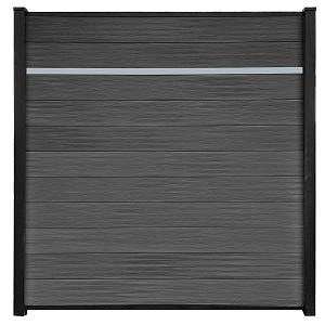 NeoFence incl. 1 decolijst Alu 180x180 cm Smoke