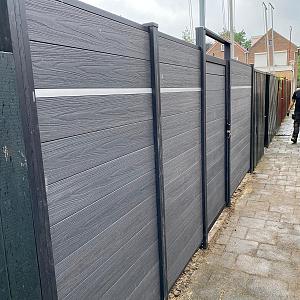 NeoFence incl. 1 decolijst Alu 180x180 cm Smoke