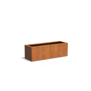 Plantenbak Carrez met bodem cortenstaal 150x50x50 cm
