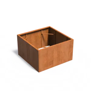 Plantenbak Carrez zonder bodem cortenstaal 140x140x80 cm