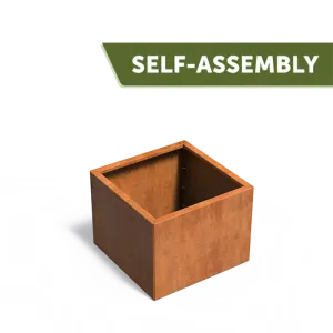 Plantenbak Carrez Connect zonder bodem cortenstaal 80x80x60 cm