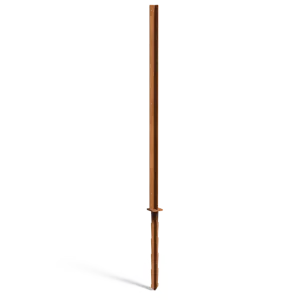 Paneelstaander Cortenstaal 115x115x2700mm (dikte6mm)