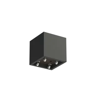 Plantenbak Carrez met wielen polyester 60x60x60 cm