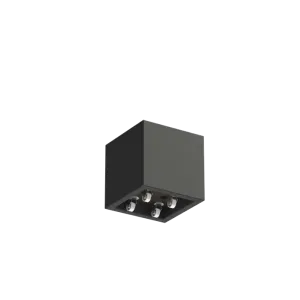 Plantenbak Carrez met wielen polyester 50x50x50 cm