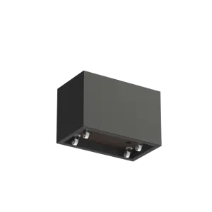 Plantenbak Carrez met wielen polyester 90x50x60 cm