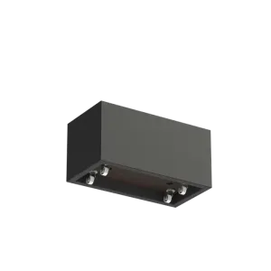 Plantenbak Carrez met wielen polyester 100x50x50 cm