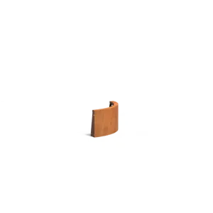 Keerwand buitenbocht Cortenstaal 2 mm 50x50x30 cm