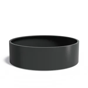Plantenbak Circum met bodem aluminium Ø200x60 cm