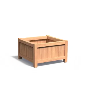 Plantenbak Valencia hardhout 100x100x60 cm