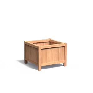 Plantenbak Valencia hardhout 80x80x60 cm