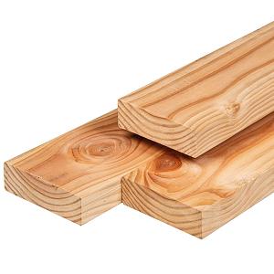 JWOODS Douglas Geschaafde Gording 4,5x14,5x400 cm, naturel