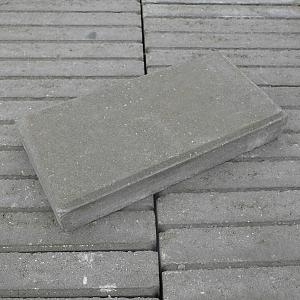 Betontegels 15x30x4,5 cm Grijs met facet