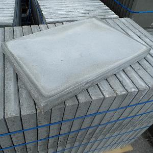 Betontegels 40x60x5 cm Grijs met facet