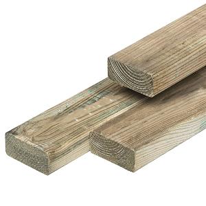 Grenen geschaafde regel 4,4x9,5x400 cm