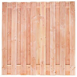 Tuinscherm Winterberg fijnbezaagd onbehandeld Douglashout 17-planks 180x180 cm