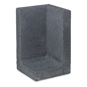 L-Hoekelement 50x50x120 cm (L x Voet x H) Antraciet