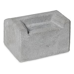 Sluitblok Hek 30x25x18 cm grijs