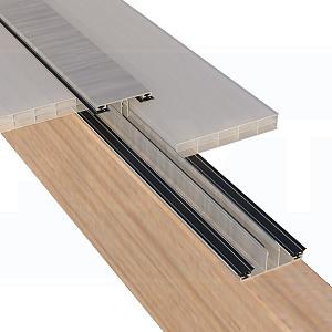 Polycarbonaat Daksysteem 706x350 cm, aanbouw