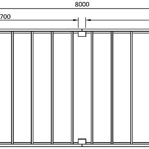 JWOODS Buitenverblijf XL Modern 800x314 cm