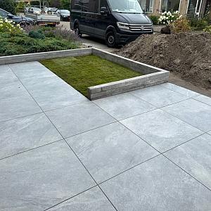 Actietegel Keramiek op Beton 90x90x4 cm Slate Design Grey