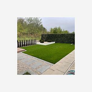 Gepoedercoat staal keerwand recht 100x20x30 cm antraciet grijs