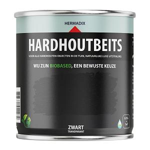 Hardhoutbeits Zwart Transparant - 750 ml