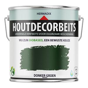 Houtdecorbeits Dekkend Donker Groen - 2500 ml