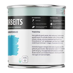 Houtdecorbeits Dekkend Blauw - 750 ml