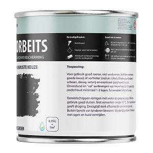Houtdecorbeits Dekkend Amsterdams Groen - 750 ml