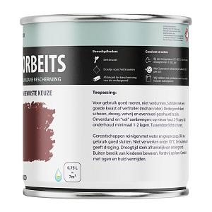 Houtdecorbeits Dekkend Wijnrood - 750 ml