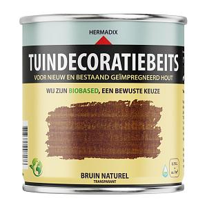 Tuindecoratiebeits Bruin Naturel Transparant - 750 ml